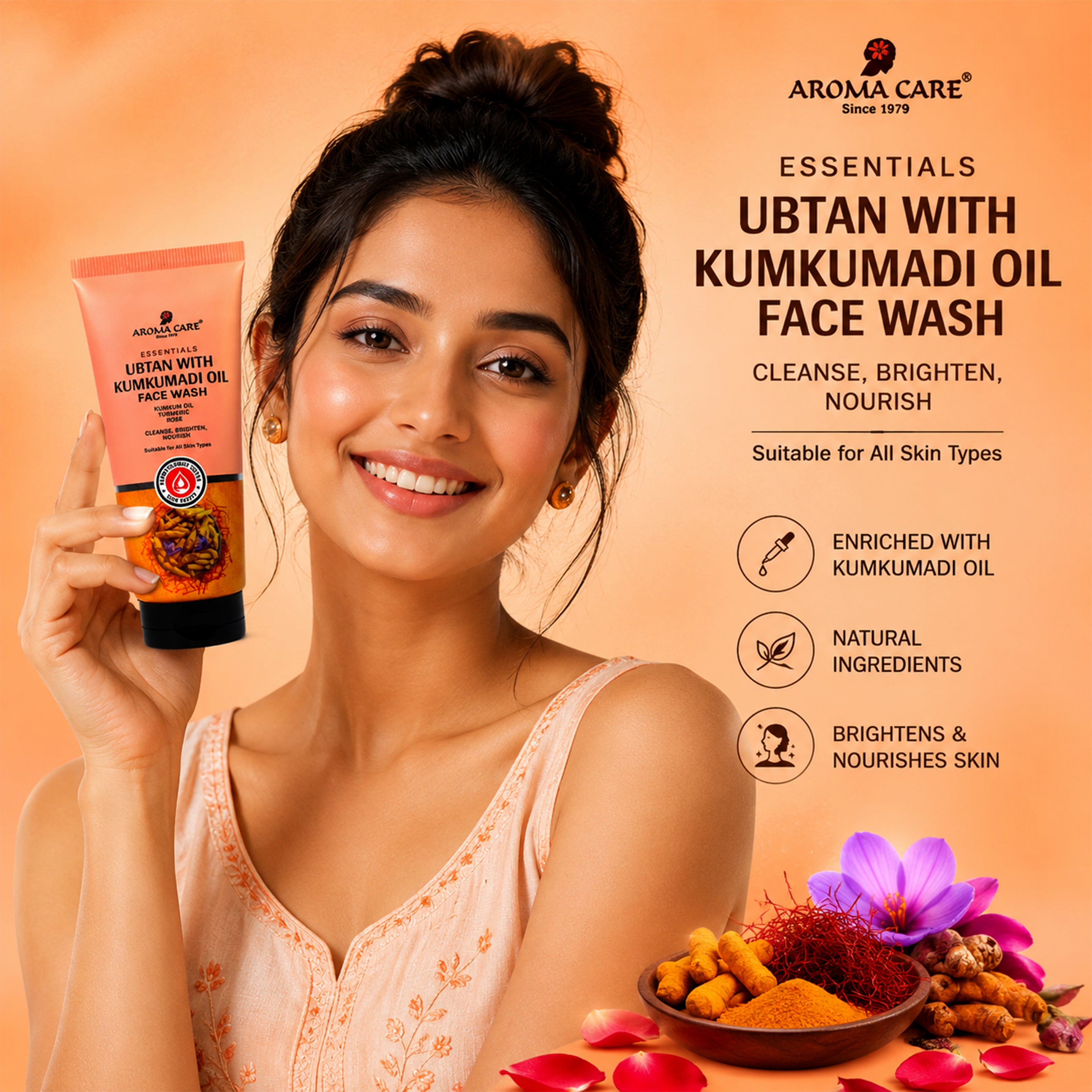 Ubtan With Kumkumadi Oil Face Wash