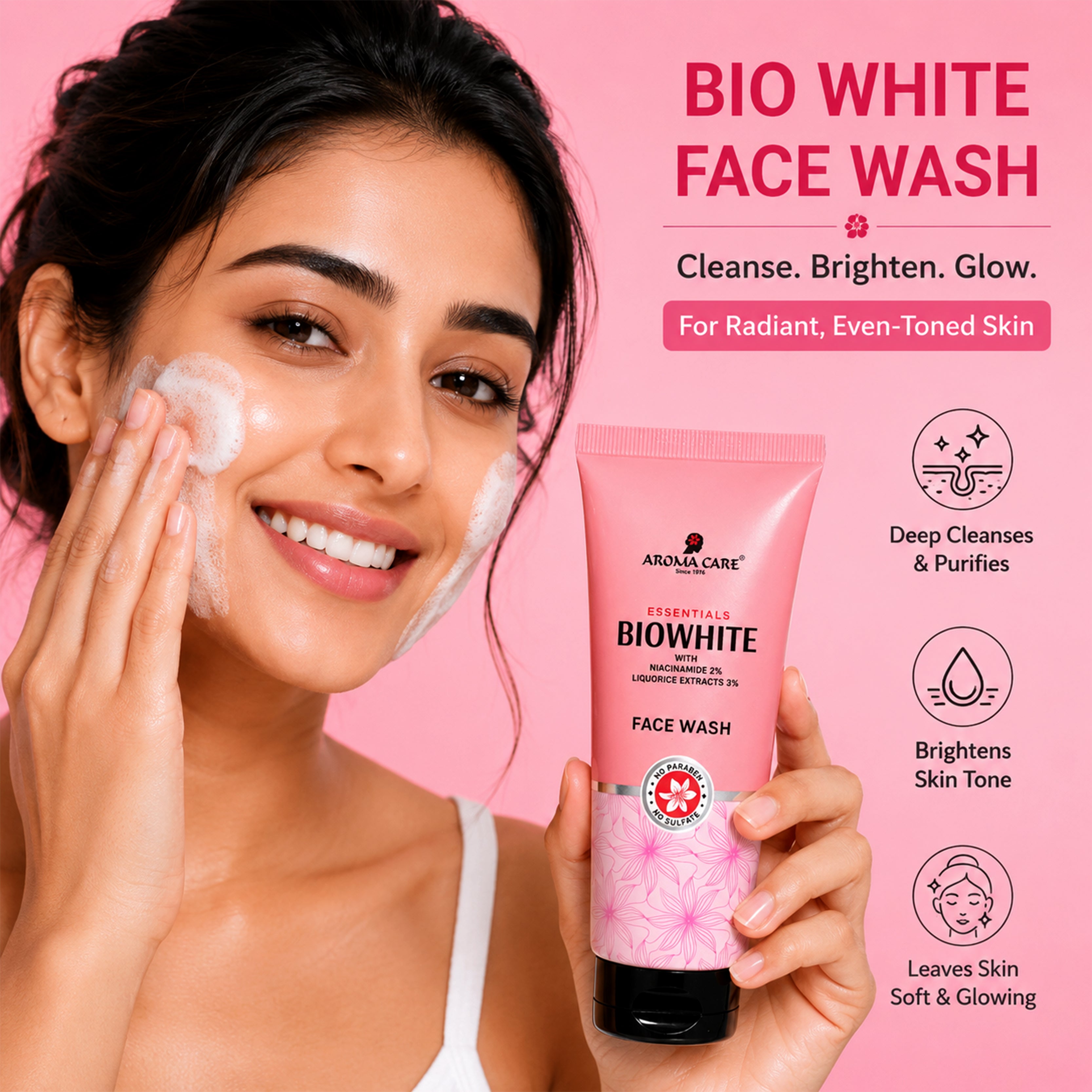 Bio White Face Wash 50gm