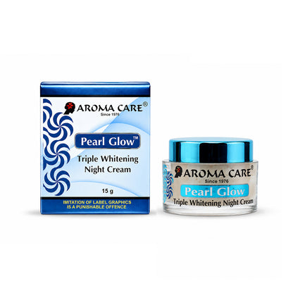 Pearl Glow Triple whitening Night Cream for Skin 15 gm