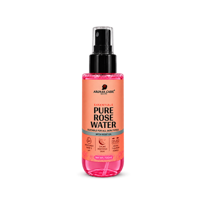 Pure Rose Water With Rose Oil - 100ml, All Skin types