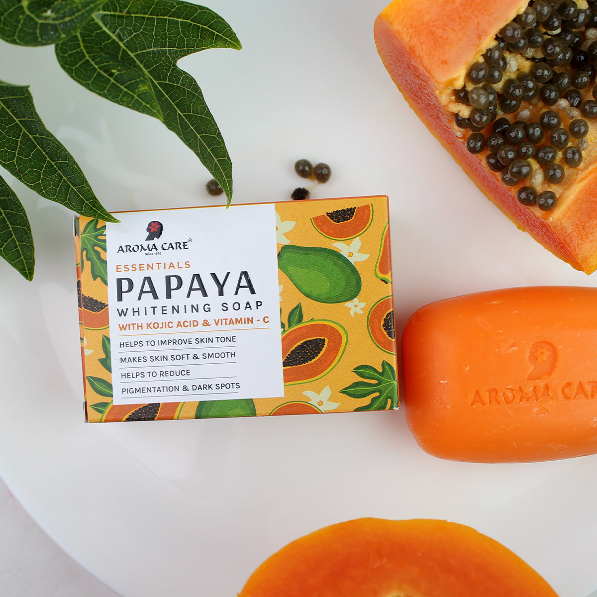 Papaya Whitening Soap with Kojic Acid