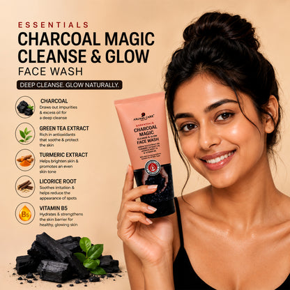 Charcoal Magic Cleanse & Glow Face Wash 50ml