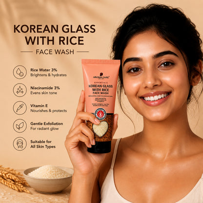Korean Glass With Rice Face Wash