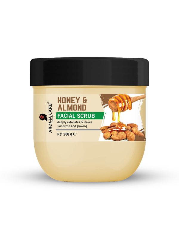 Aroma care Honey and almond facial scrub