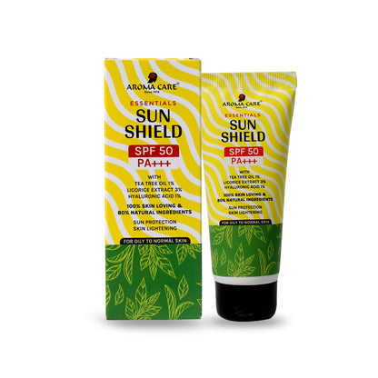 Sun Shield SPF 50 PA+++ Sunscreen With Tea